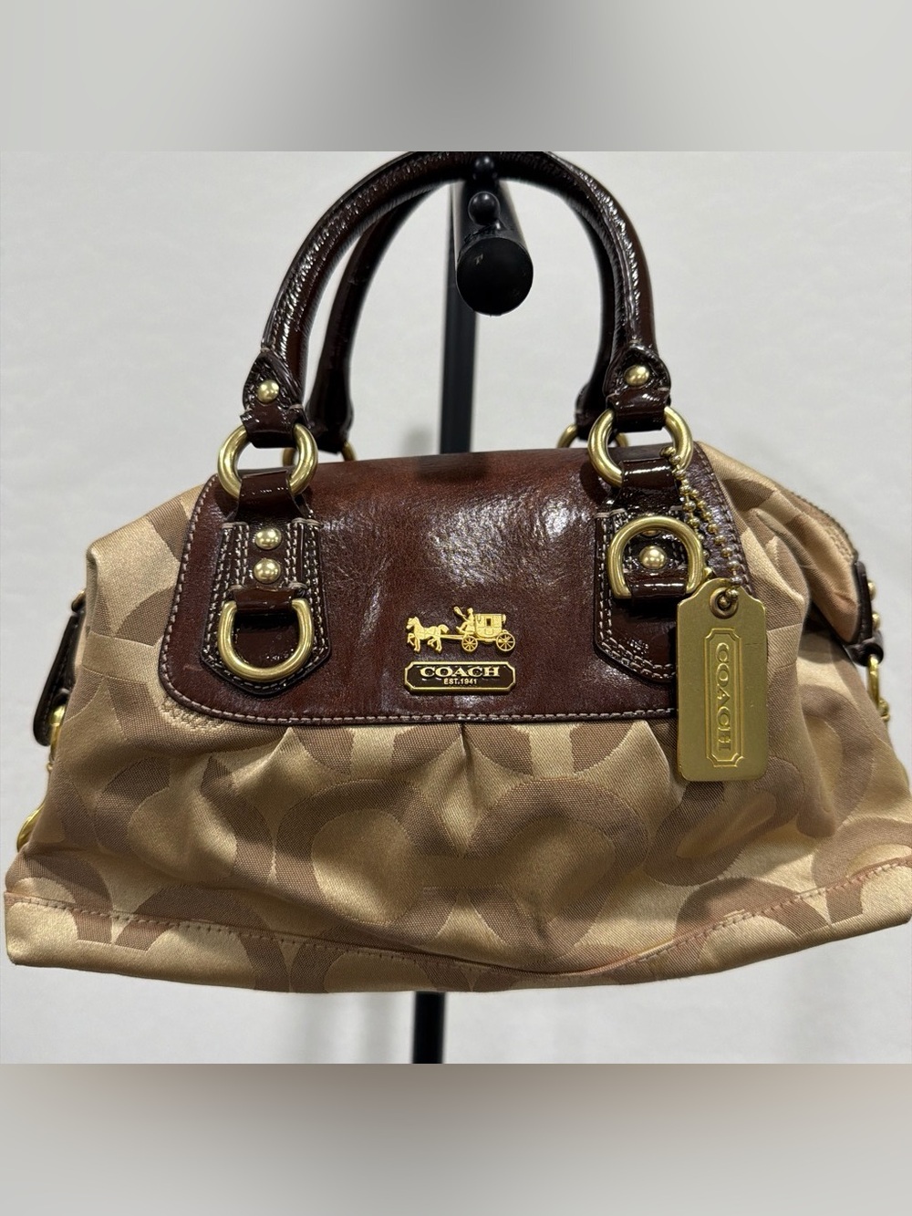 Coach Madison Op Art Sabrina Satchel